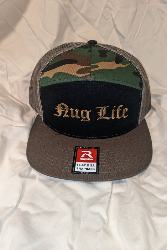 Camo Seven Panel Snapback