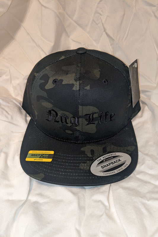 Black Camo Snapback